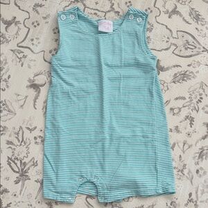 Striped Sleeveless Baby Romper